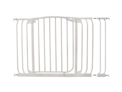 Hallway Gate w/ Extension - White