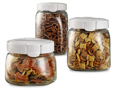 Snapware 3-Piece Glass Canister Set