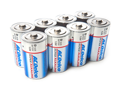 D Alkaline Batteries 8-Pack