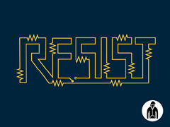 Resist Zip-Up Hoodie