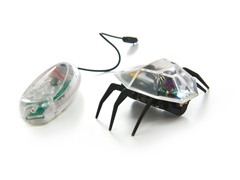 Desk Pets Clear Skitterbot Robotic Bot