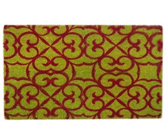 Coir Mat Lila Green/Pink