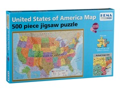 500 Piece USA Puzzle