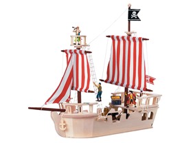 Pirates of the Sea Wooden Pirate Ship