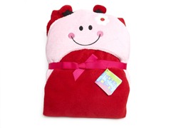 Stephen Joseph Ladybug Hooded Blanket