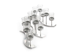 Riptide 5-Tealight Rail 3-Pack 2-Colors