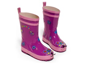 Butterfly Rain Boots (Kids Sizes 1 & 2)