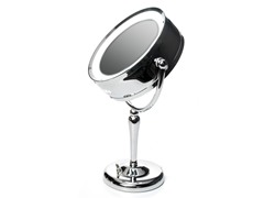 10X Danielle Chrome Revolving Lit Mirror