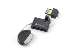 30-pin Mini Keychain Sync/USB Data Cable