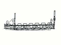 Concept Metal Wall Wine Rack