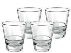 Luigi Bormioli Conical DOF 12oz Set of 4