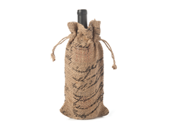 French Burlap Wine Gift Bag
