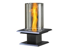 Allure Tabletop Gel Firepit Silver Vein