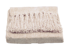 Susan Chenille Throw - Cream