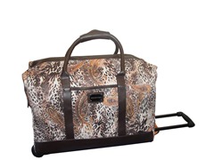 Rolling Weekender-Paisley Leopard