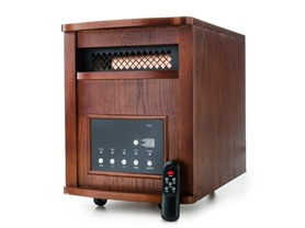 Lifesmart LS6W1800 1,800 SQ FT Infrared Heater with Dual Settings, Built in Fan, 6 Infrared Quartz Element
