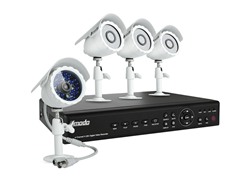 4CH/4Cam CCD Security System w/ 500GB