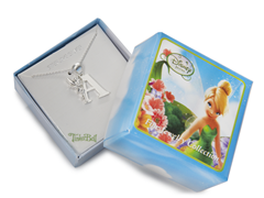 Tinkerbell Initial Necklace - Letter "A"