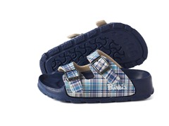 Blue Plaid 'Haiti' Sandal