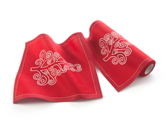 Red Tree Lunch Napkin 20-Ct Cotton