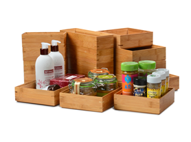 Core Bamboo 16-Pc Drawer Organizer Set