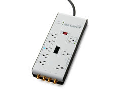8-Outlet 2160 Joules RJ11/RJ45/DSS/Coax