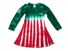Girls Long Sleeve Dress - Peppermint