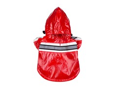 Red Reflecta Glow Raincoat