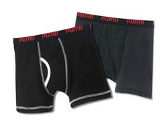 Puma Boxer Brief - Grey/Black