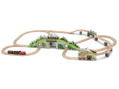 Mountain Tunnel Wooden Train Set