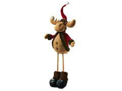 Standing Santa Moose 23"