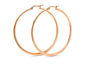 18 kt Rose Gold Plated 50mm Hoop Earring
8.99
New