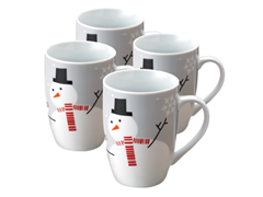 Lil Hoot & Snowman 11oz Mug - Set of 4