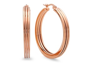 18 kt Rose Gold Plated 30mm Hoop Earring
8.99
New