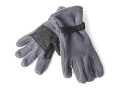 Fleece Gloves for Him - Charcoal