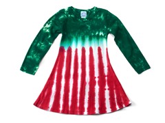 Girls Long Sleeve Dress - Peppermint