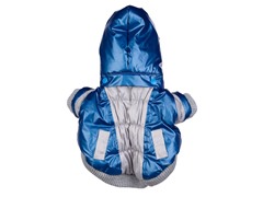Blue & Beige Aspen Vontage Dog Ski Coat