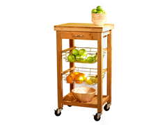 Bamboo Kitchen Trolley