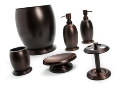 Golden Tadco 6-Piece Metal Bath Set