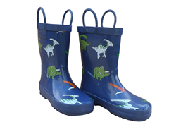 Blue Dinosaurs Rain Boots