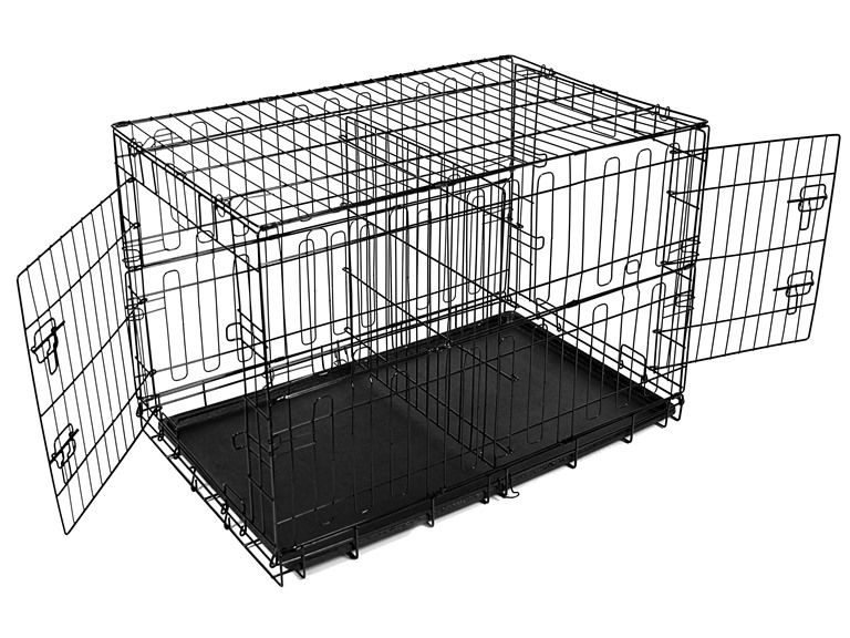 Compact Double Door Fold & Go Pet Crate - 5 Sizes