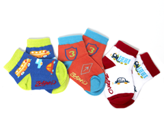 Zutano Cars Crew Socks (3 pr)
