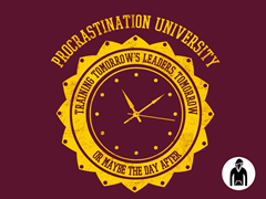 Procrastination University Hoodie Remix