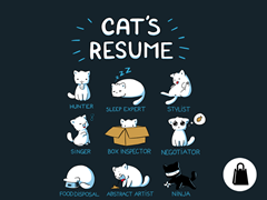 Cat's Resume Tote