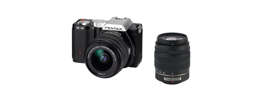 PENTAX K-01 Digital Camera w/Dual Lenses