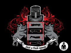Black Knight Coat of (No) Arms Hoodie