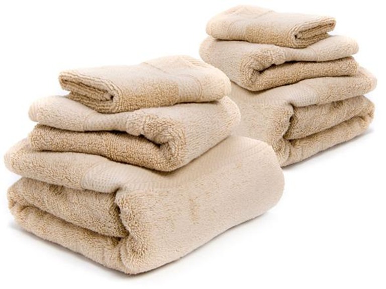 Microcotton 6-Pc Towel Set - Linen
