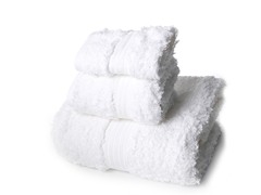 Terra Loop Cotton Towel 3Pc Set-White
