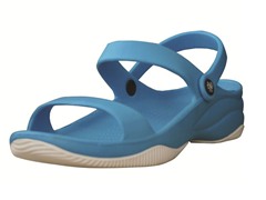 Youth 3-Strap Sandal Peacock/White