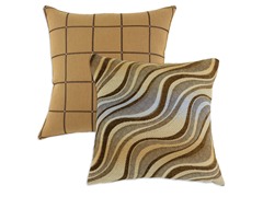 Theodore Camel 17x17 Pillow-Set of 2